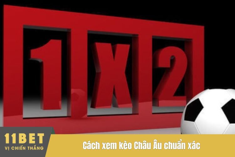 Cách xem kèo Châu Âu chuẩn xác