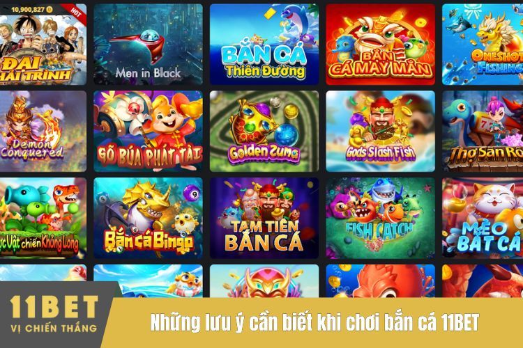 Những lưu ý cần biết khi chơi bắn cá 11BET