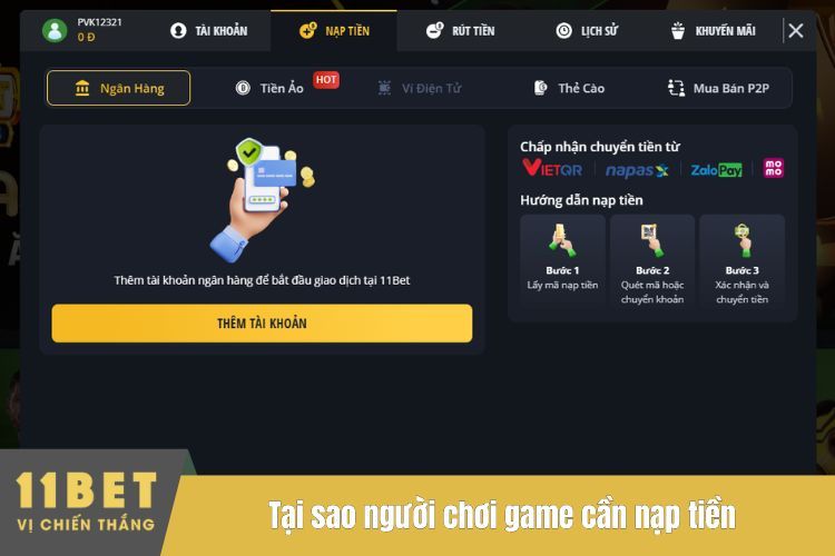 Tại sao người chơi game cần nạp tiền