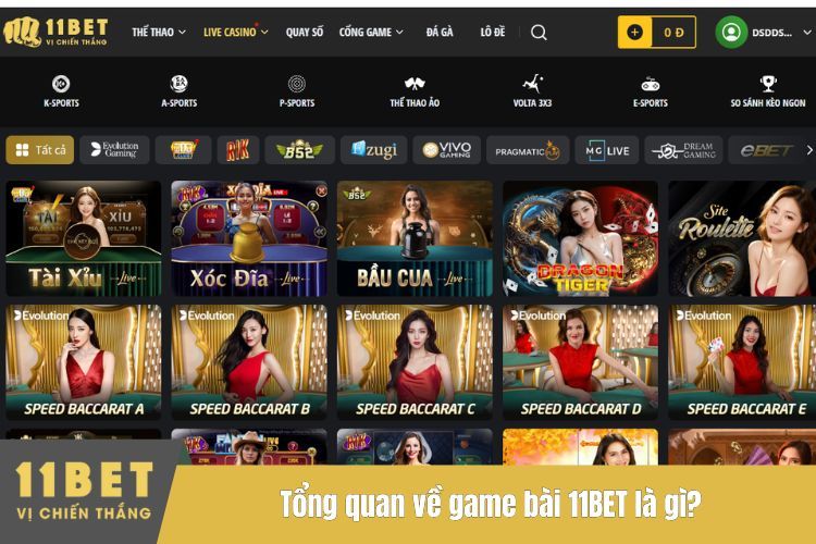 Tổng quan về game bài 11BET là gì?