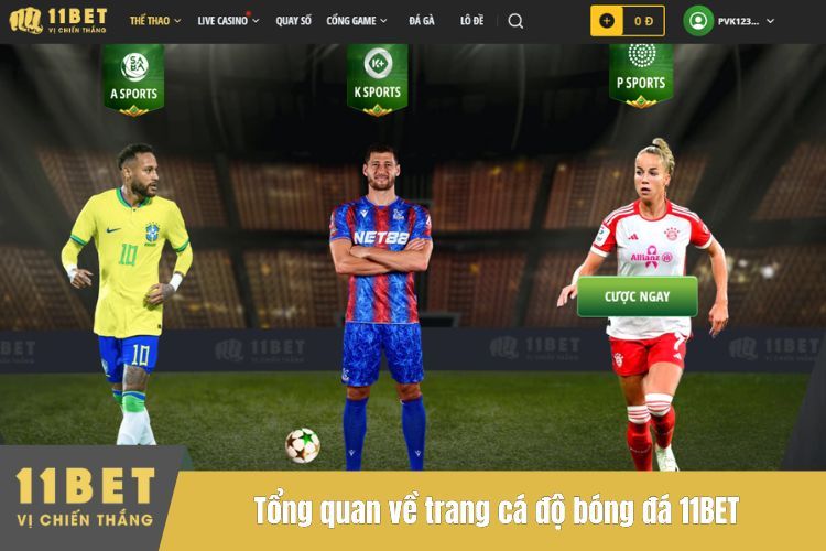 Tổng quan về trang cá độ bóng đá 11BET