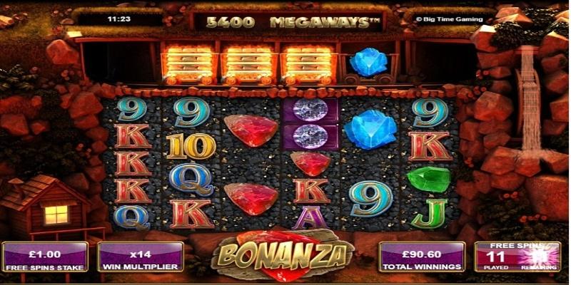 Hình ảnh các dòng thưởng tại nổ hũ 11BET